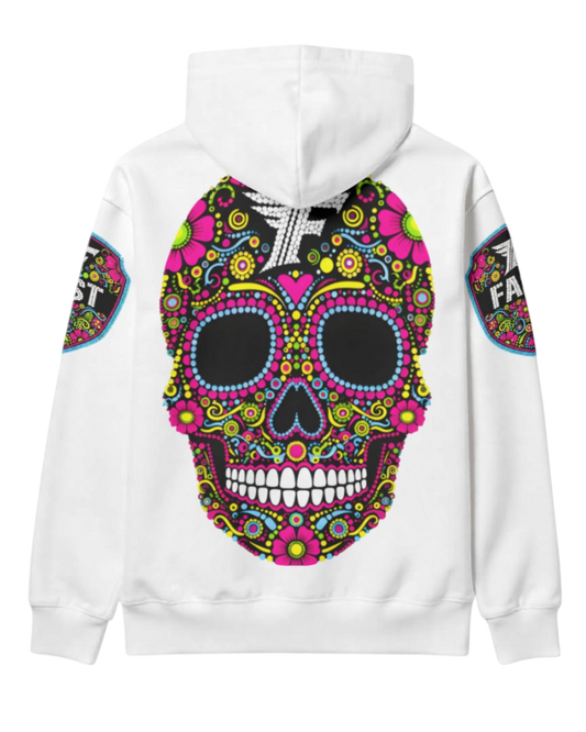 Calavera Hoodie White