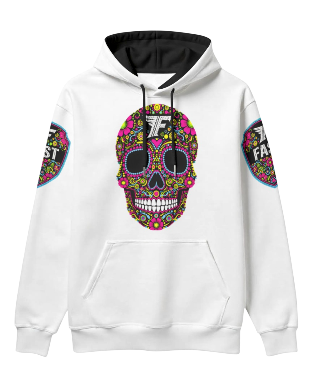 Calavera Hoodie White