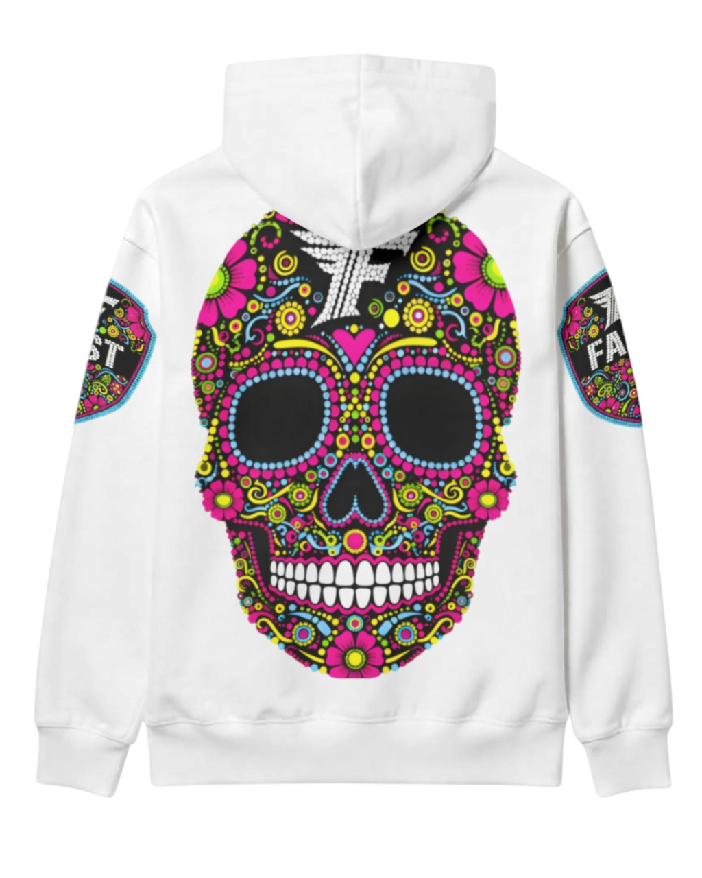 Calavera Hoodie White