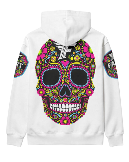 Calavera Hoodie White