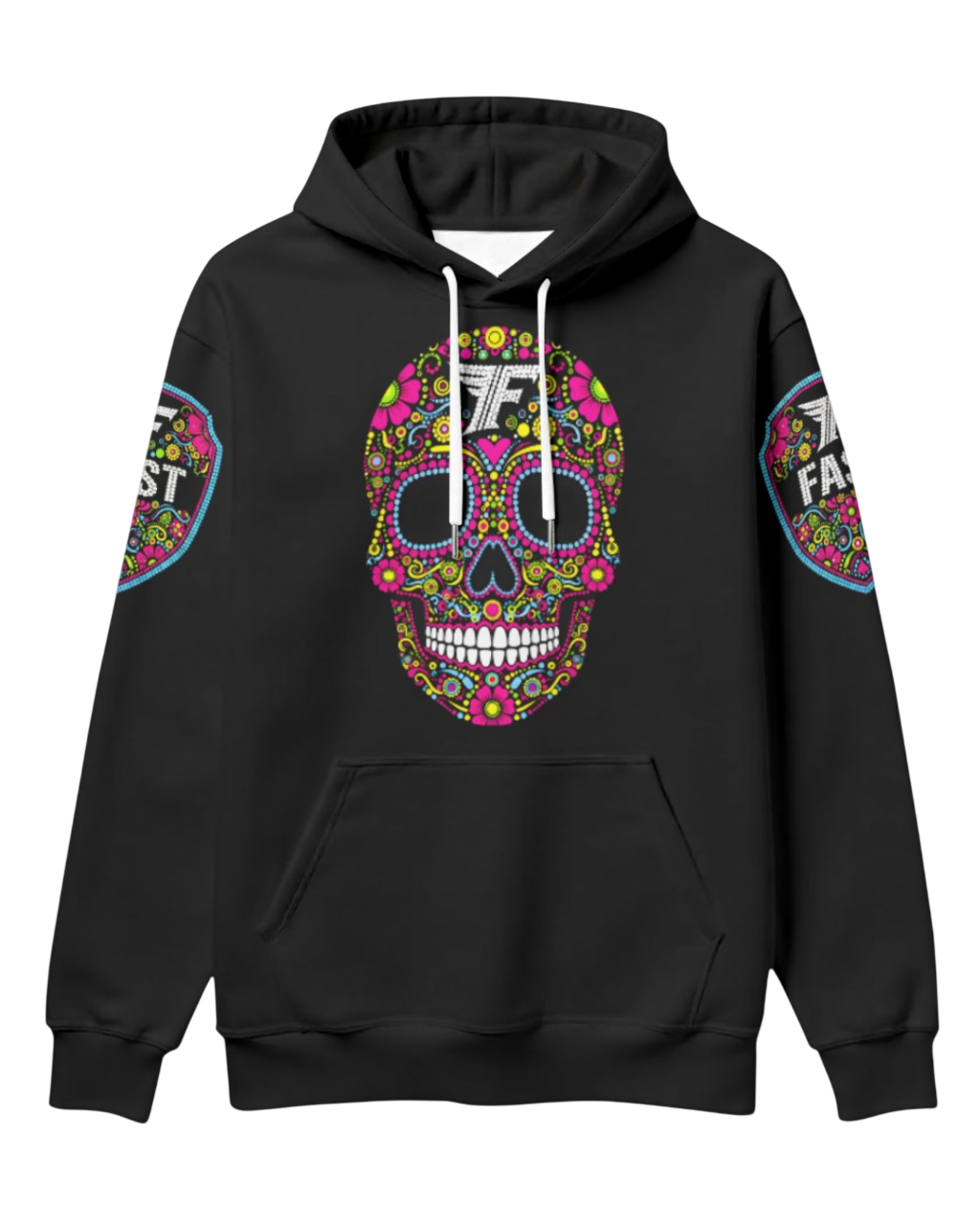 Calavera Hoodie Black