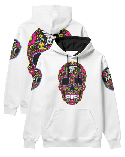 Calavera Hoodie White