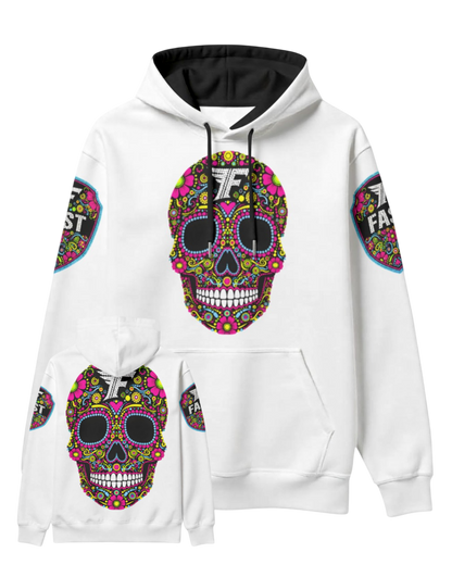 Calavera Hoodie White